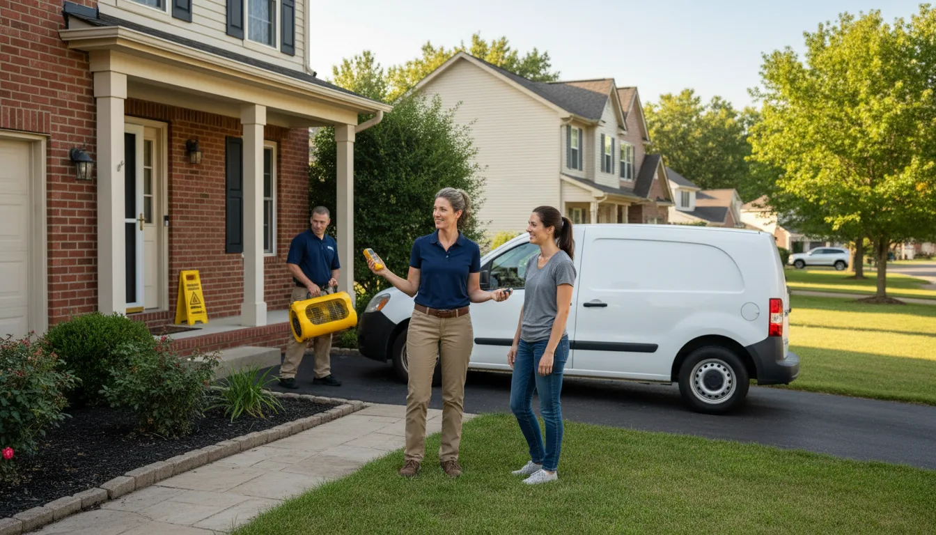 Residential water damage restoration in Tangipahoa, LA